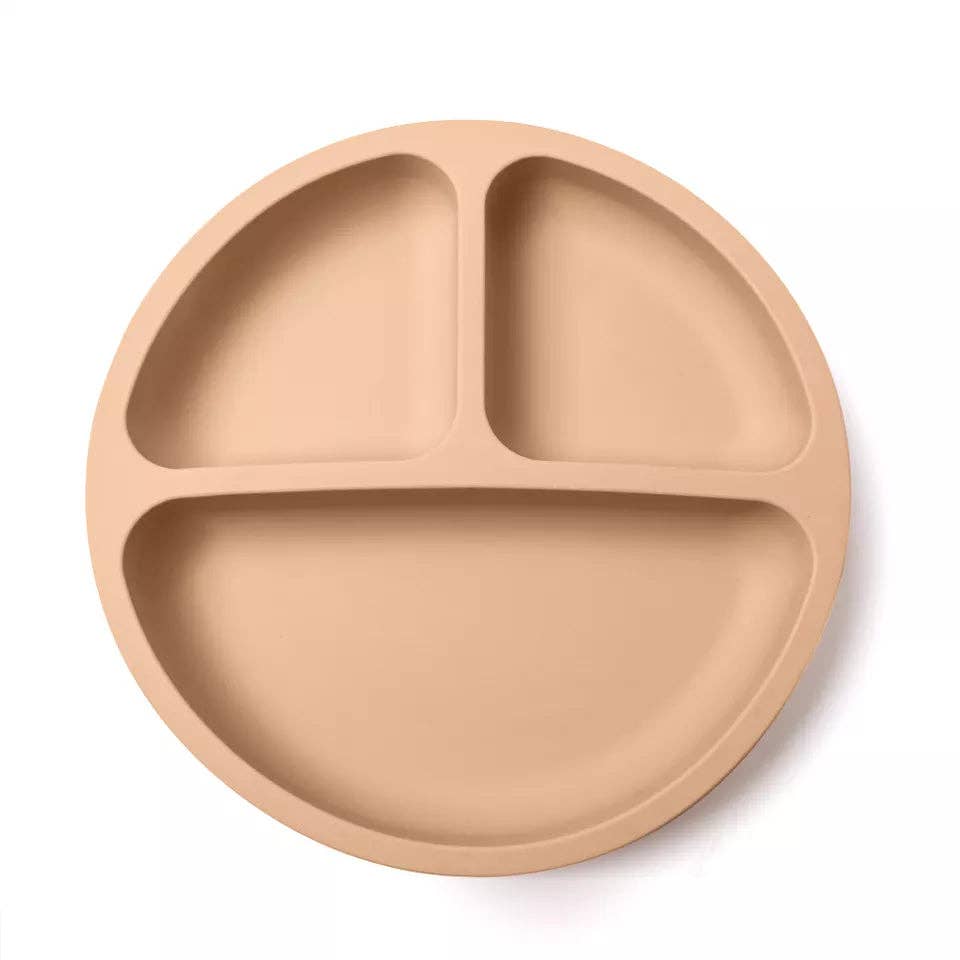 Ed & Co. - Apricot Silicone Suction Plate