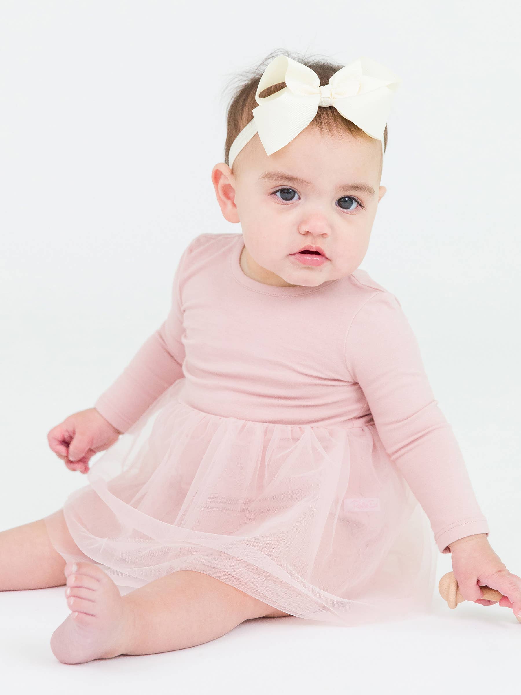 RuffleButts + RuggedButts -Long Sleeve Tulle Skirted Romper