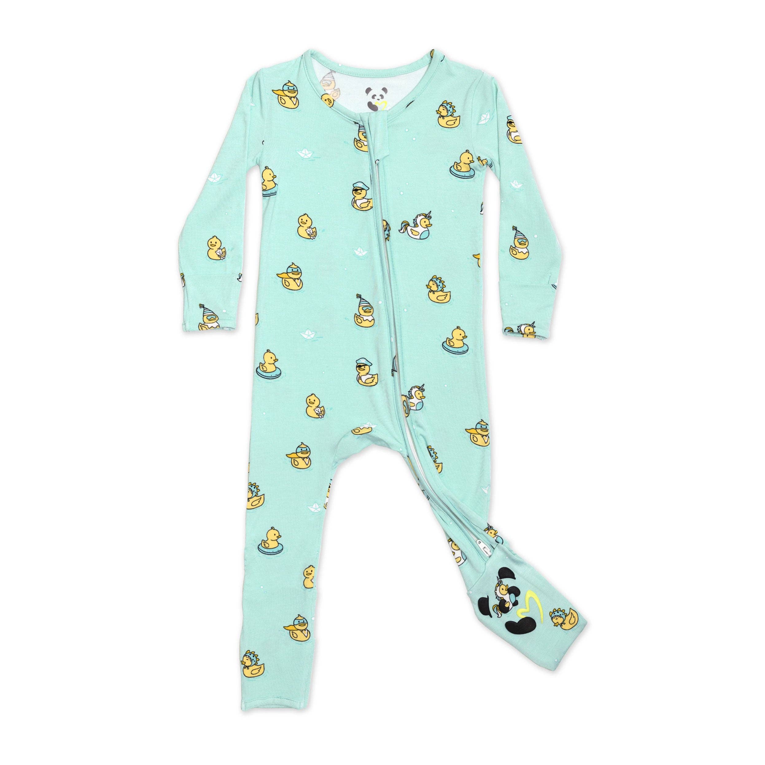 Bellabu Bear - Rubber Ducky Bamboo Convertible Footie