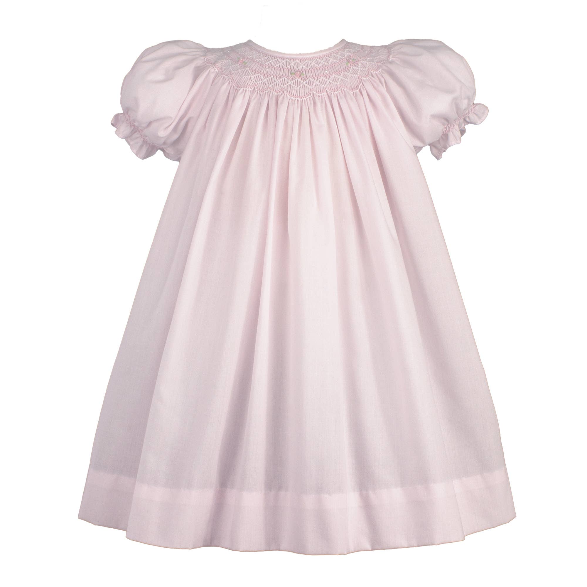Petit Ami & Zubels - Bishop Smocked Daygown with Pearls
