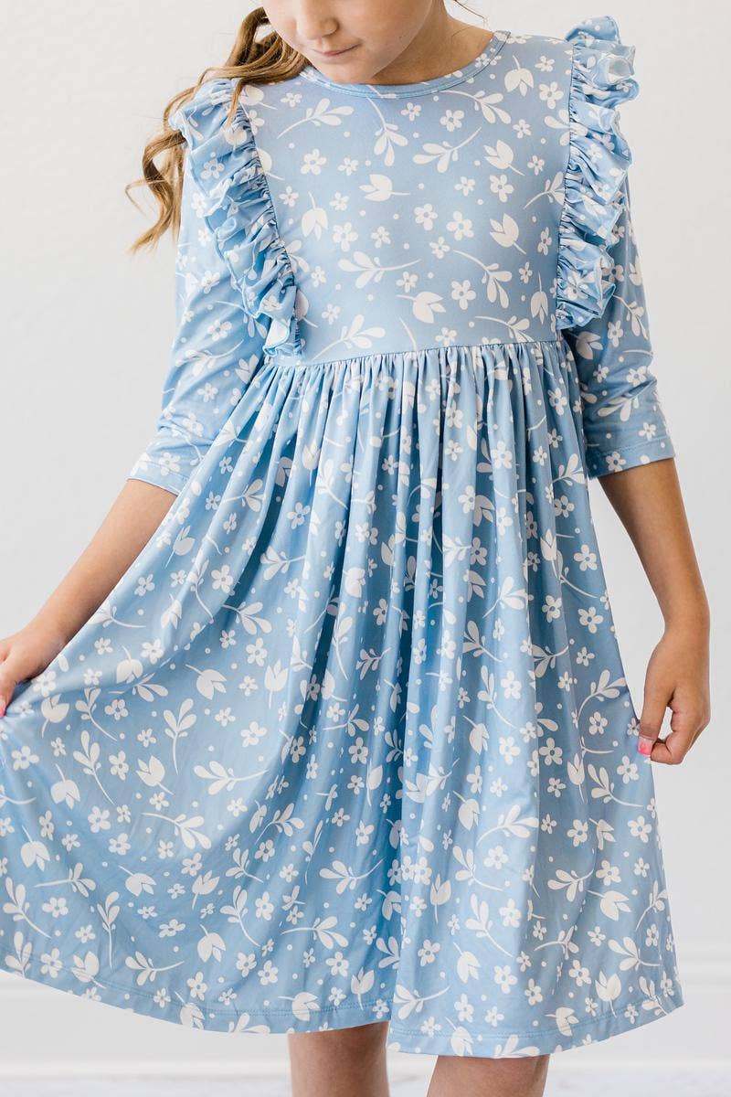 Mila & Rose - Bluebell 3/4 Ruffle Twirl Dress