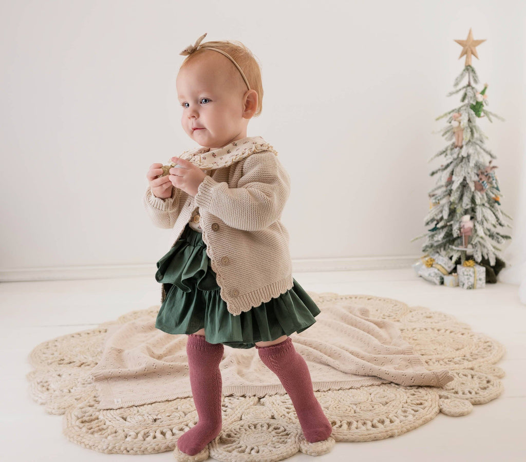 Cotton Knitted baby kids | Sophia Cardigan