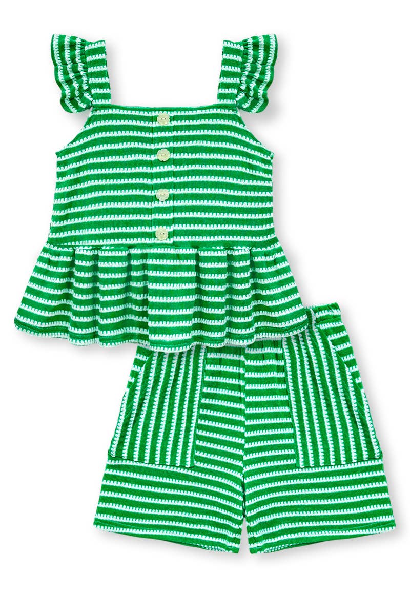 Cutie Patootie Clothing - Striped Short Set