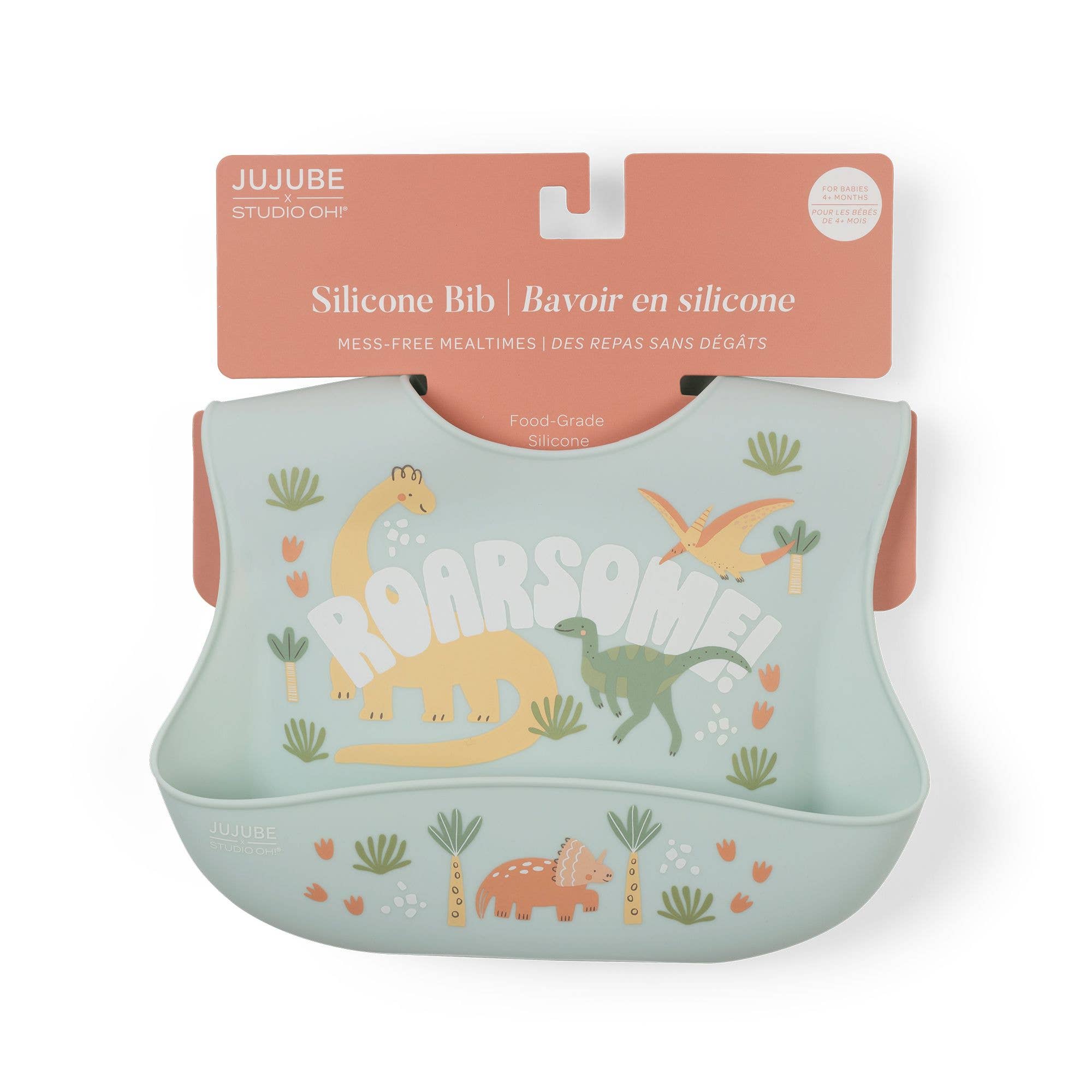JuJuBe - Roarsome Silicone Bib