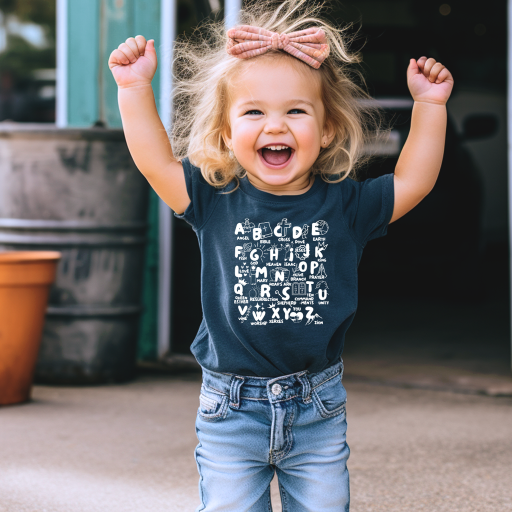 Tea Shirt Shoppe - God's ABC's Youth & Toddler Tee