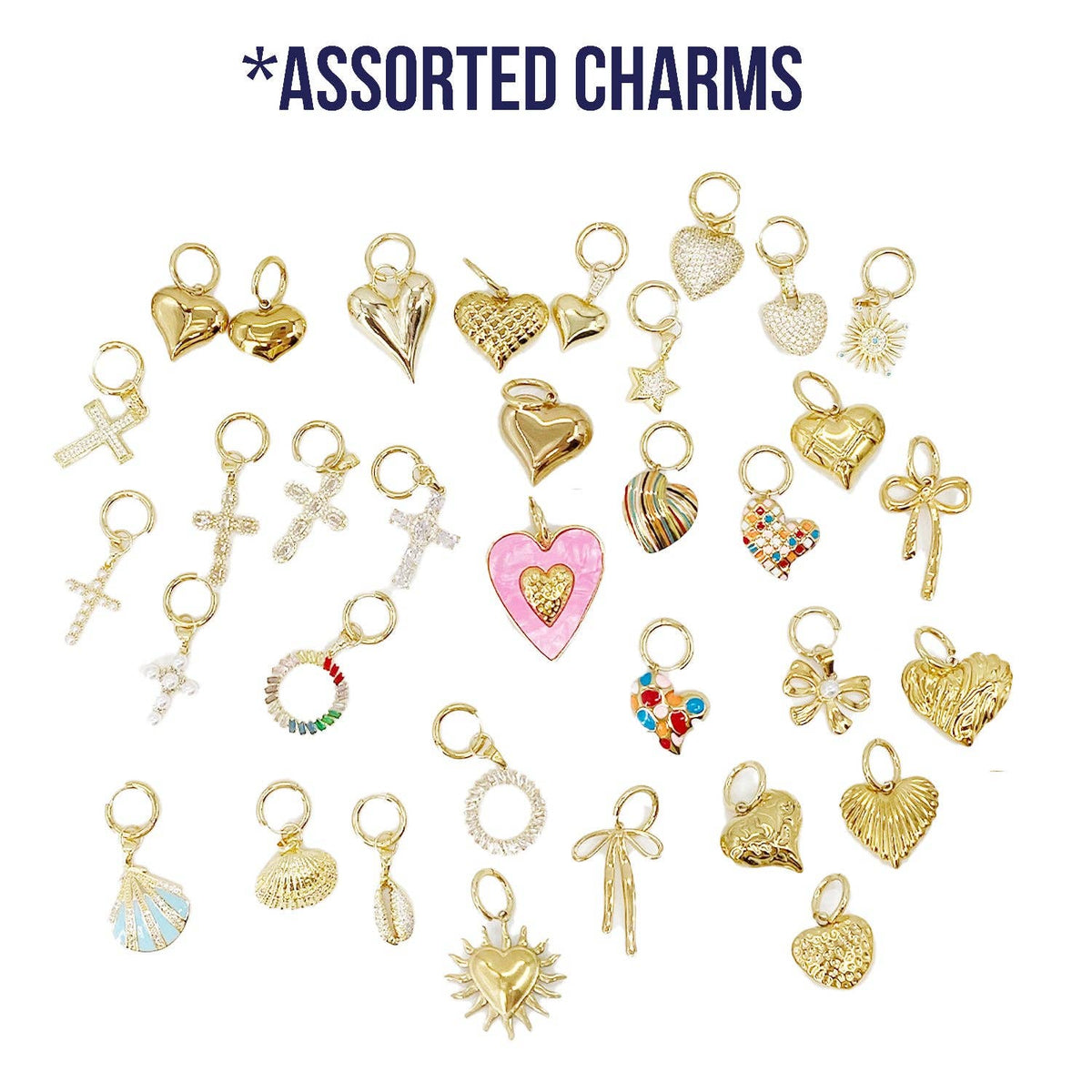 TW-1020 SCARF NECKLACE WITH CHARM