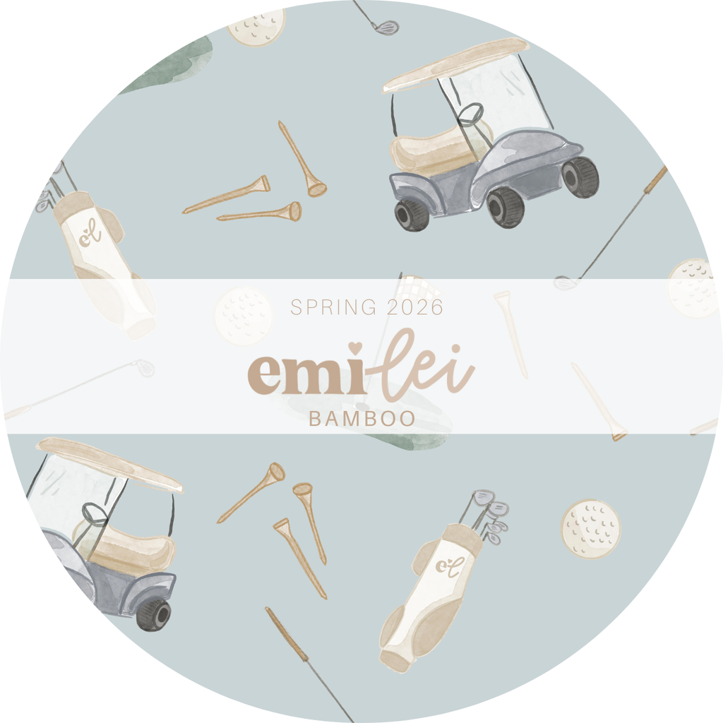 Bamboo Convertible Footie Romper | Dusty Blue Golf
