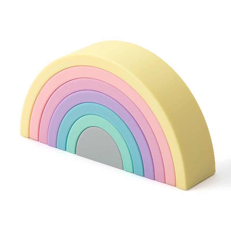 land of petite - Pastel Rainbow Stacking Toy