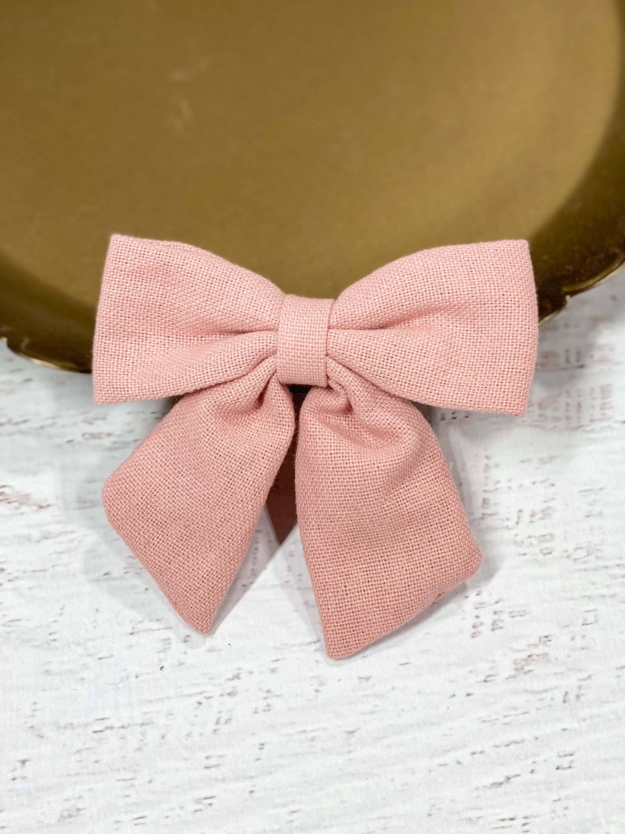 The Hair Bow Company - Linen Fabric Hair Bows