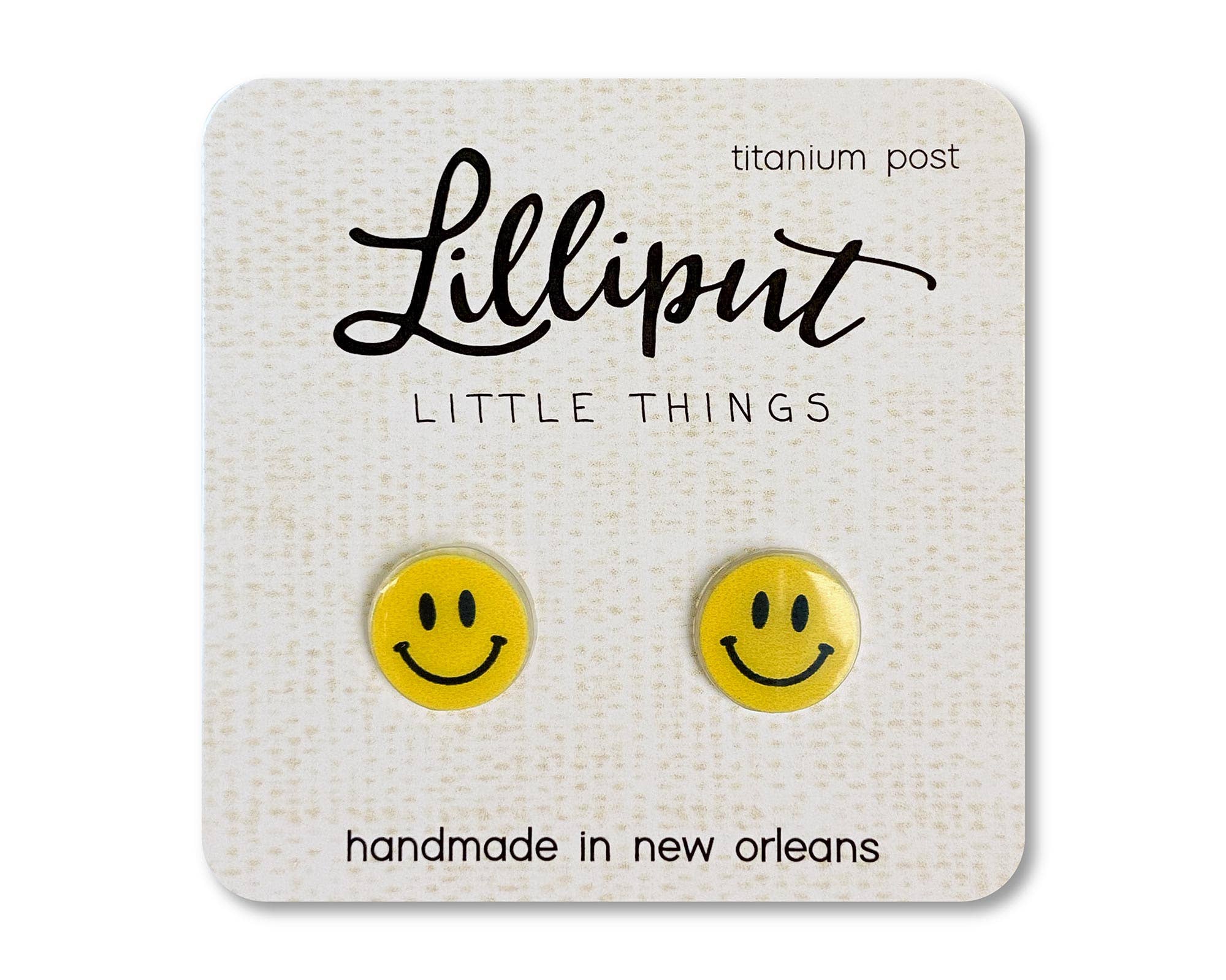 Lilliput Little Things - Happy Face Earrings