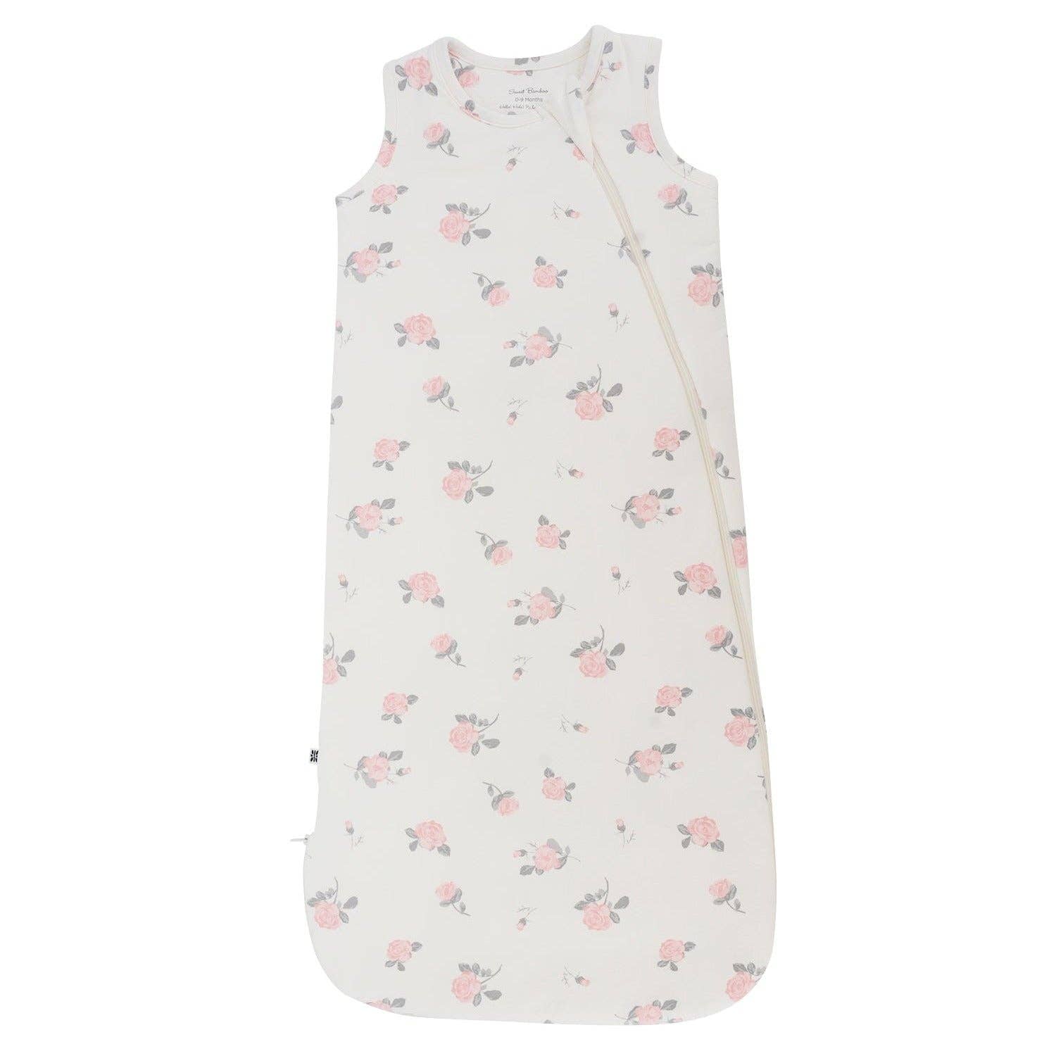 Sweet Bamboo - 1.5 TOG Sleep Sack - Roses White