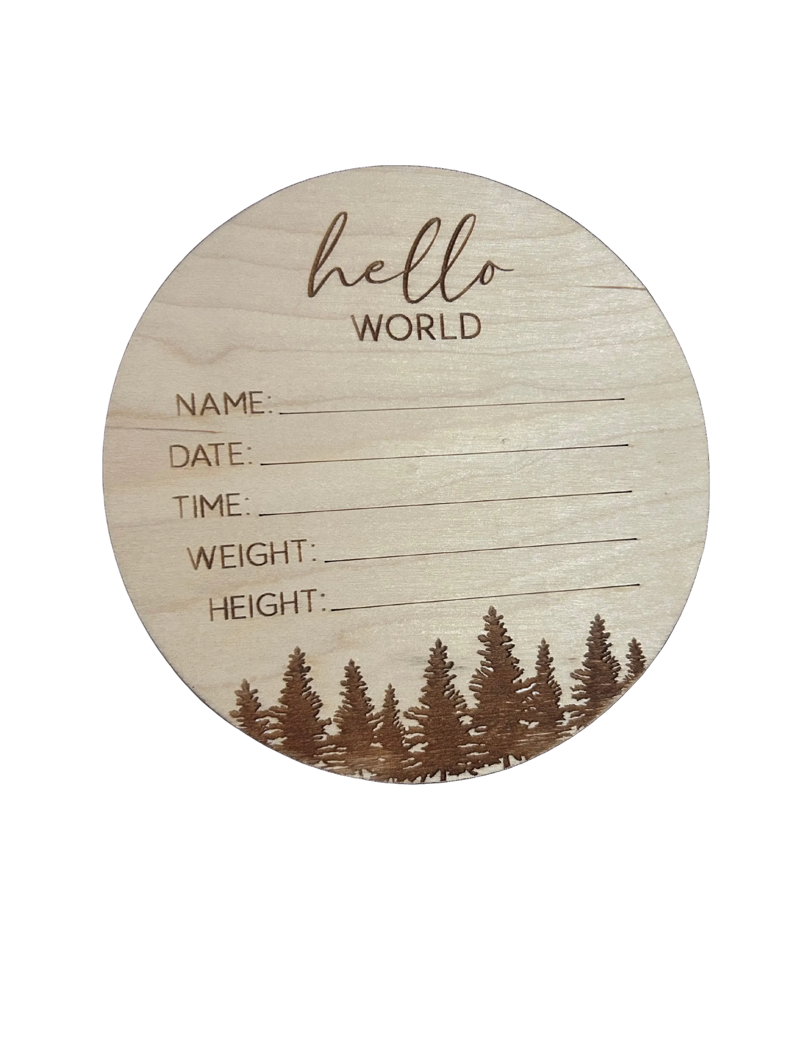Birth Stats Sign