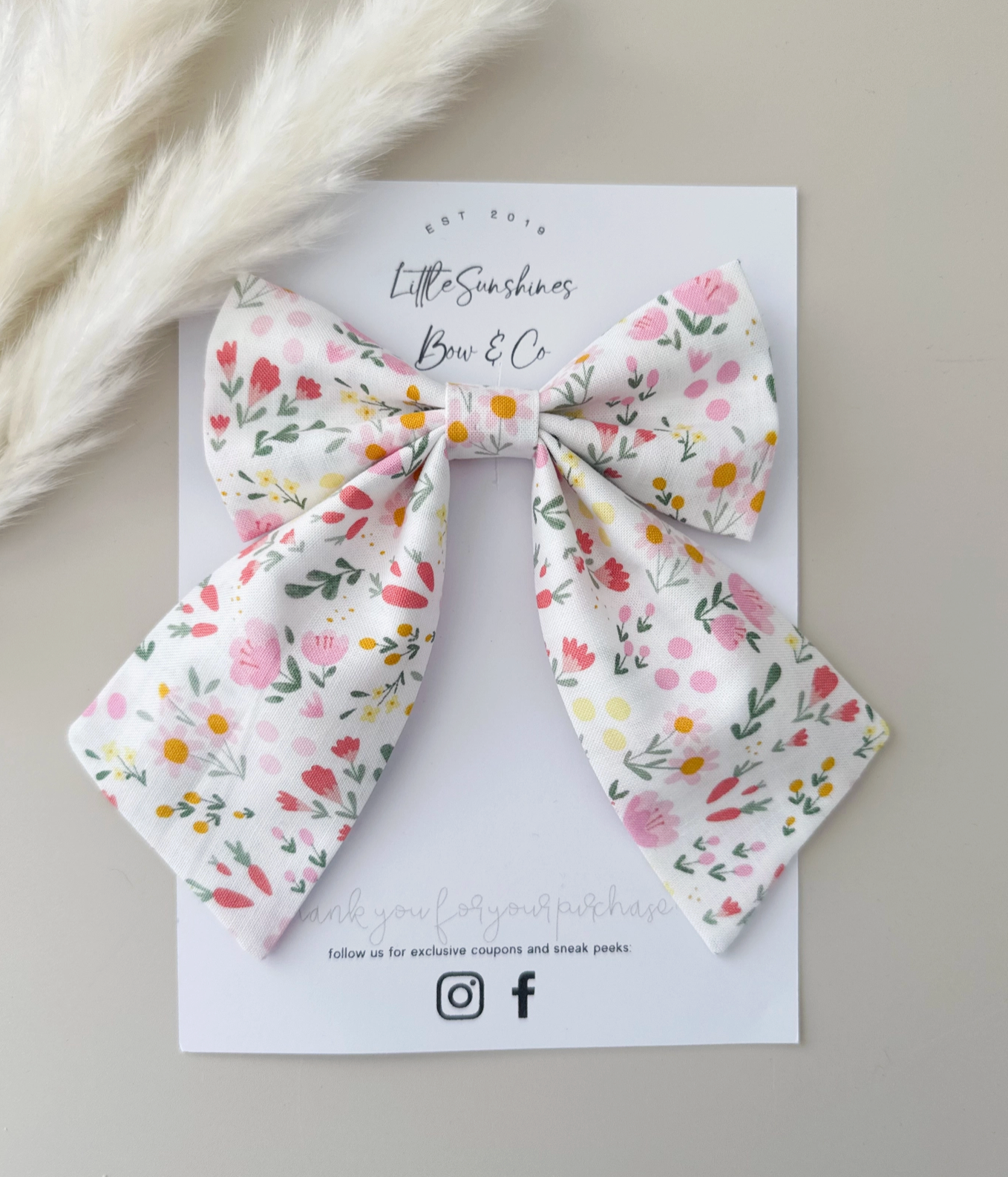 Little Sunshines Bow & Co - Easter Sailor Hair Bow