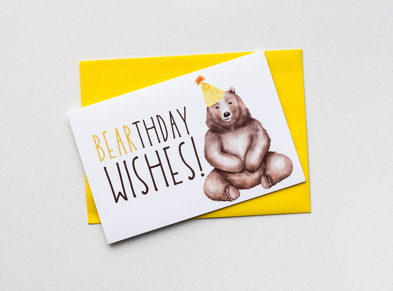 The Paper and Plan Co. - Bearthday Wishes