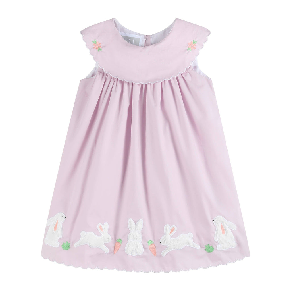 Light Purple Bunny and Flowers Dress
