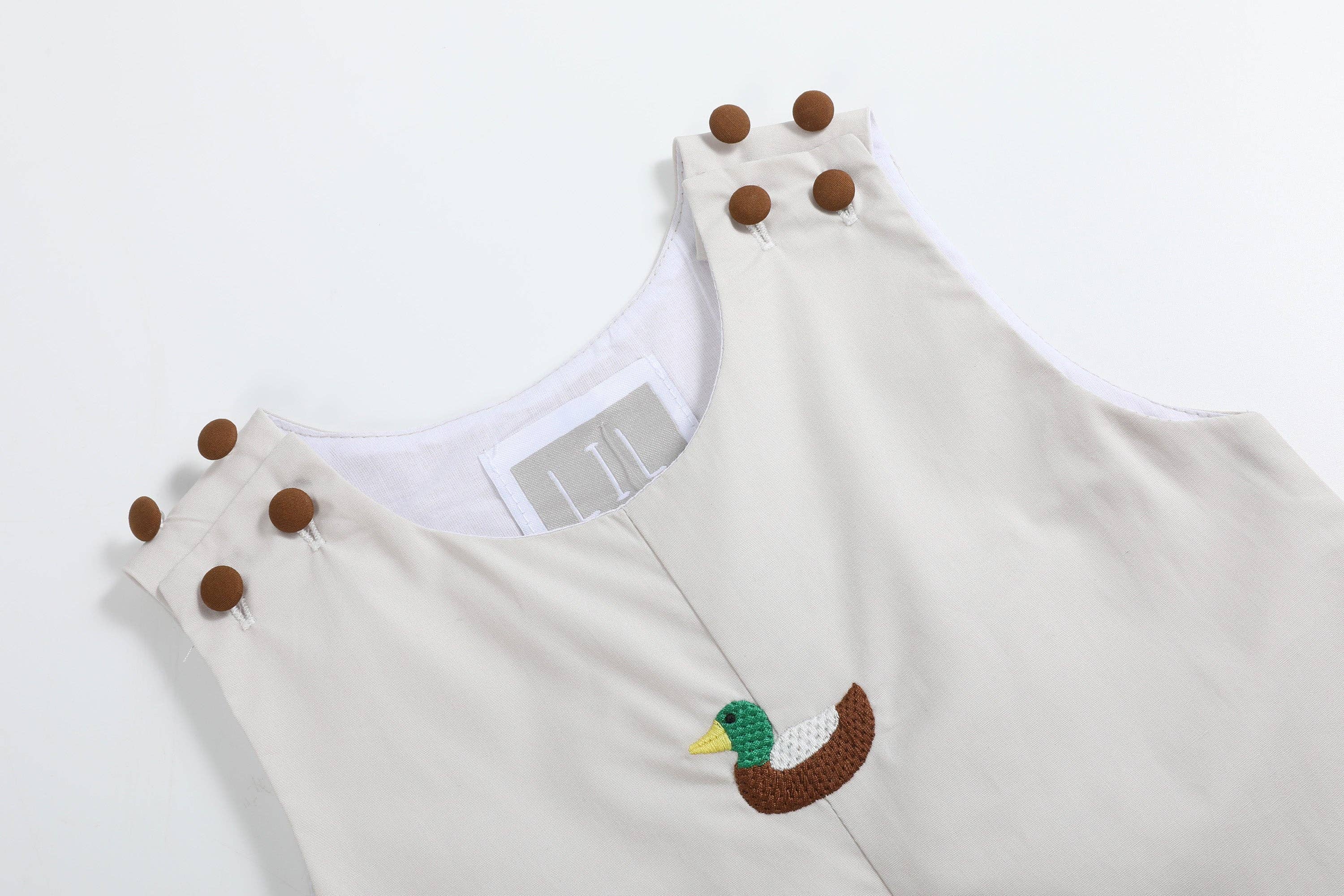 Light Gray Mallard Duck Overalls