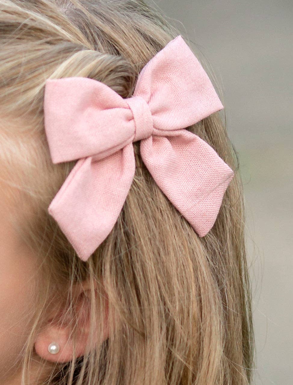 The Hair Bow Company - Linen Fabric Hair Bows