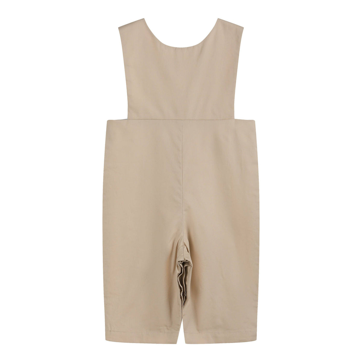 Light Brown Mallard Smocked Overalls