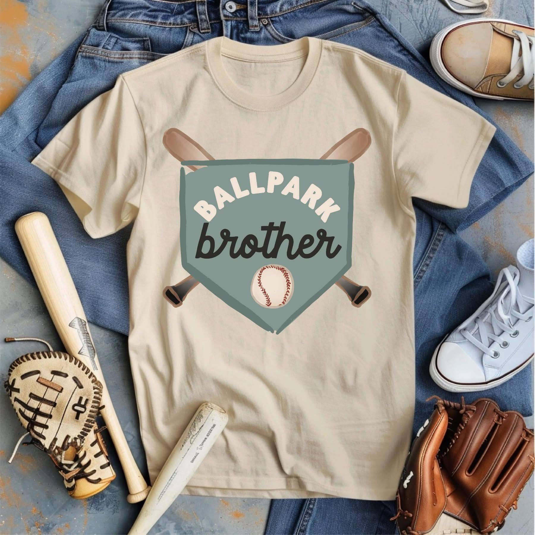 Buckin Baby - Ballpark Brother Tee