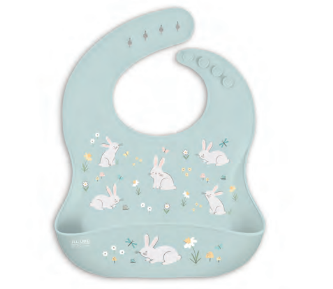 JuJuBe - Bunny Hollow Silicone Bib