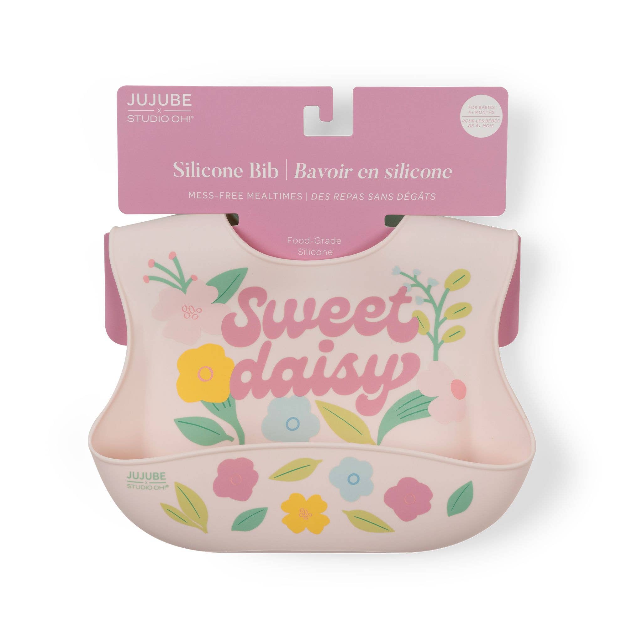 JuJuBe - Sweet Daisy Silicone Bib