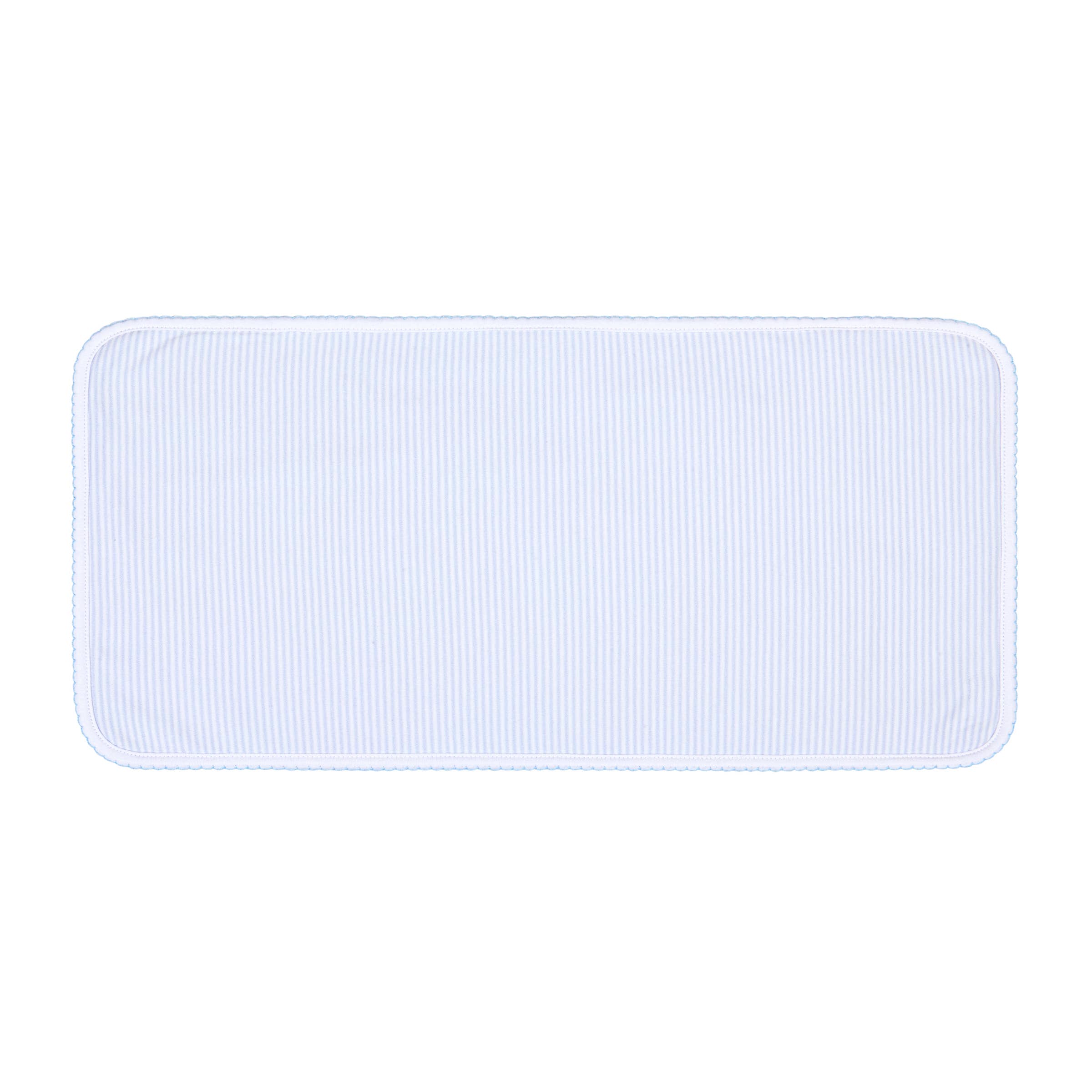 Magnolia Baby - Blue Mini Stripe Burp Cloth