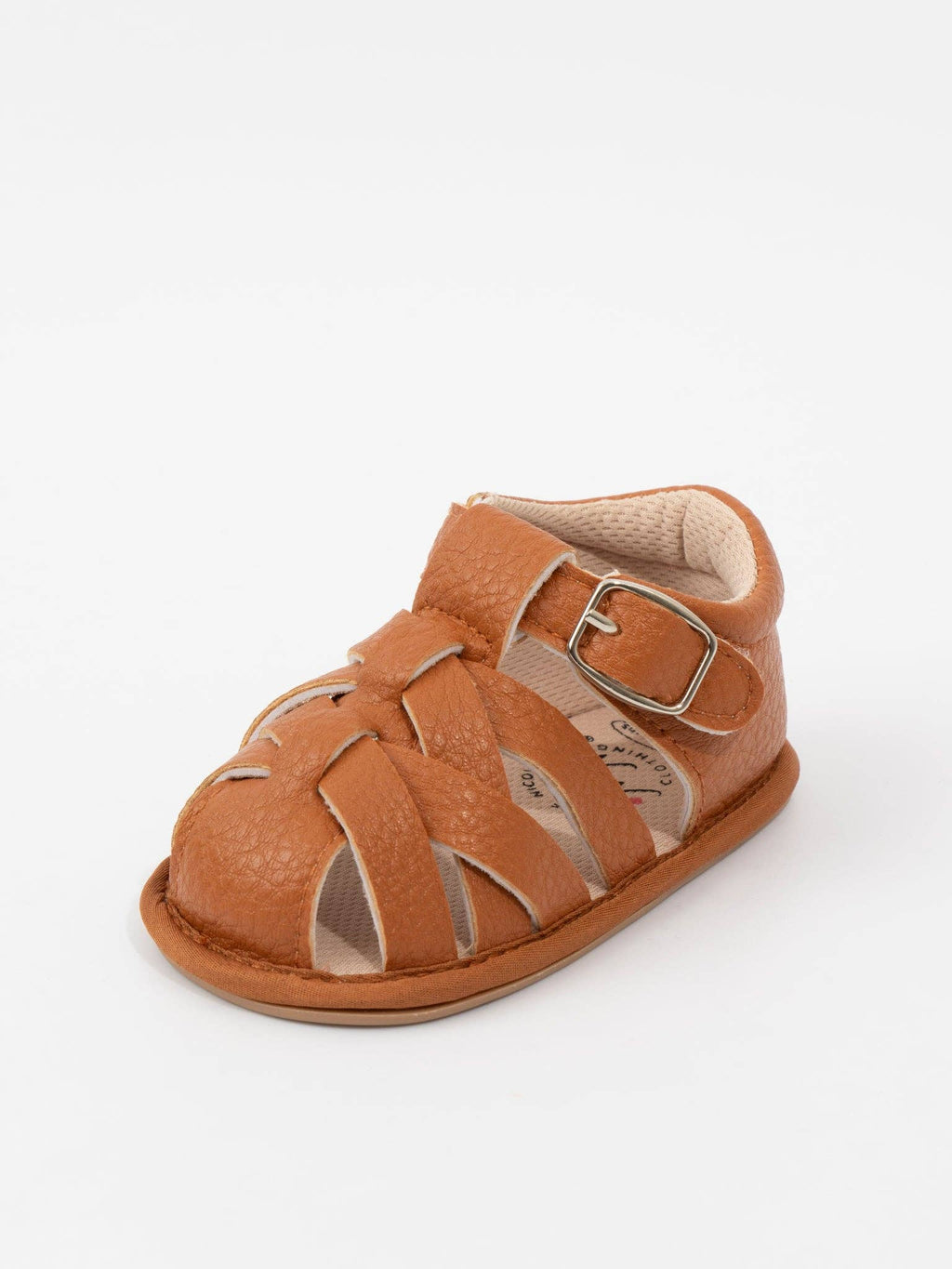 Brown Fisherman Baby Sandals