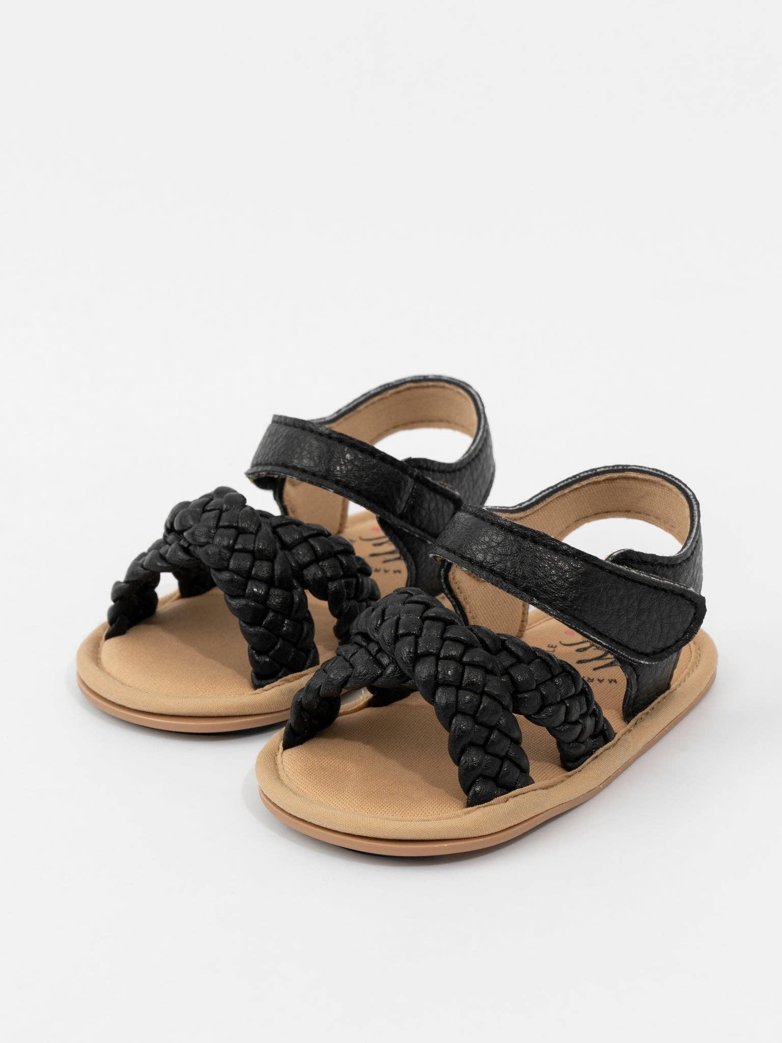 Braided Cross-Front Baby Sandals