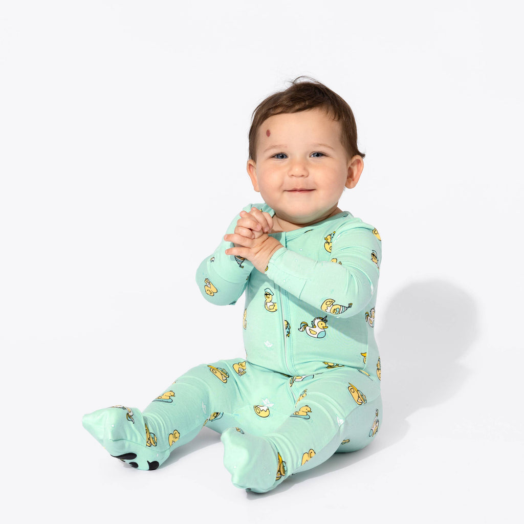 Bellabu Bear - Rubber Ducky Bamboo Convertible Footie