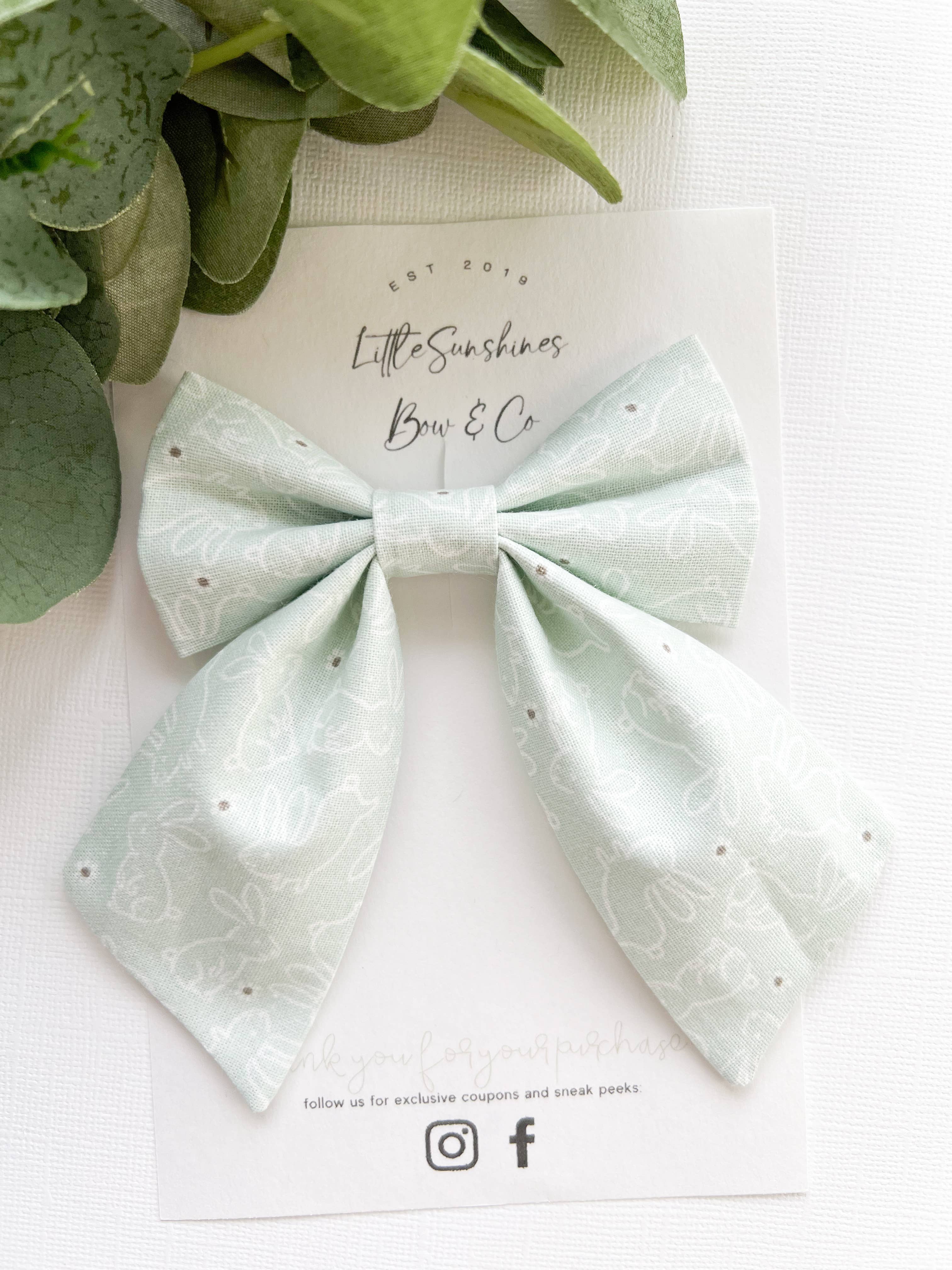 Little Sunshines Bow & Co - Easter Sailor Hair Bow