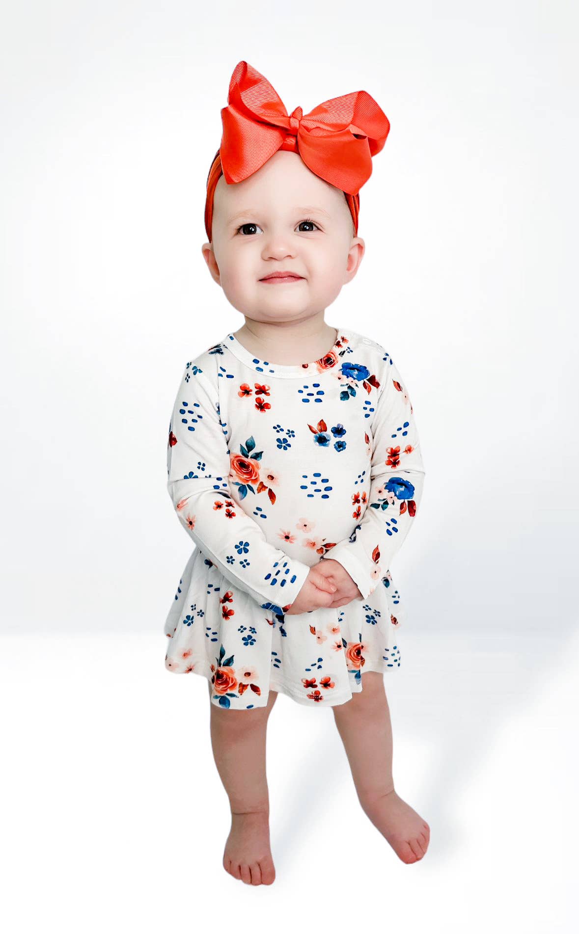 Elle & Mily - Indy Floral Skirted Bodysuit