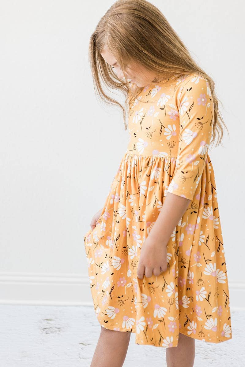 Mila & Rose - Dandelions in Fall Twirl Dress
